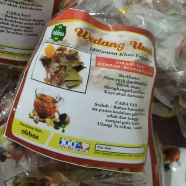 

Wedang Uwuh minuman khas yogya isi 5pcs