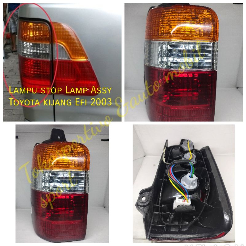 Lampu stop rem Lamp belakang Assy kijang kapsul Efi 2000 2003 Lgx 2001 2002