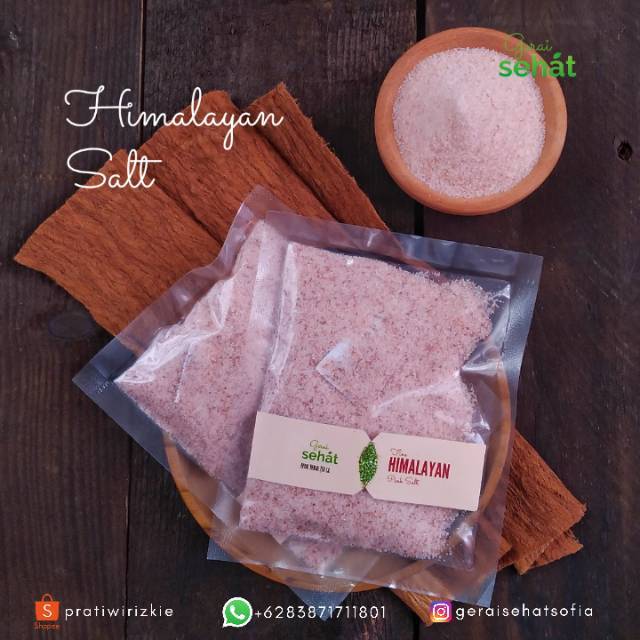 

100gr Himalayan Pink Salt | pratiwirizkie | gerai sehat sofia | kokipro | cielov | jsr | pilov