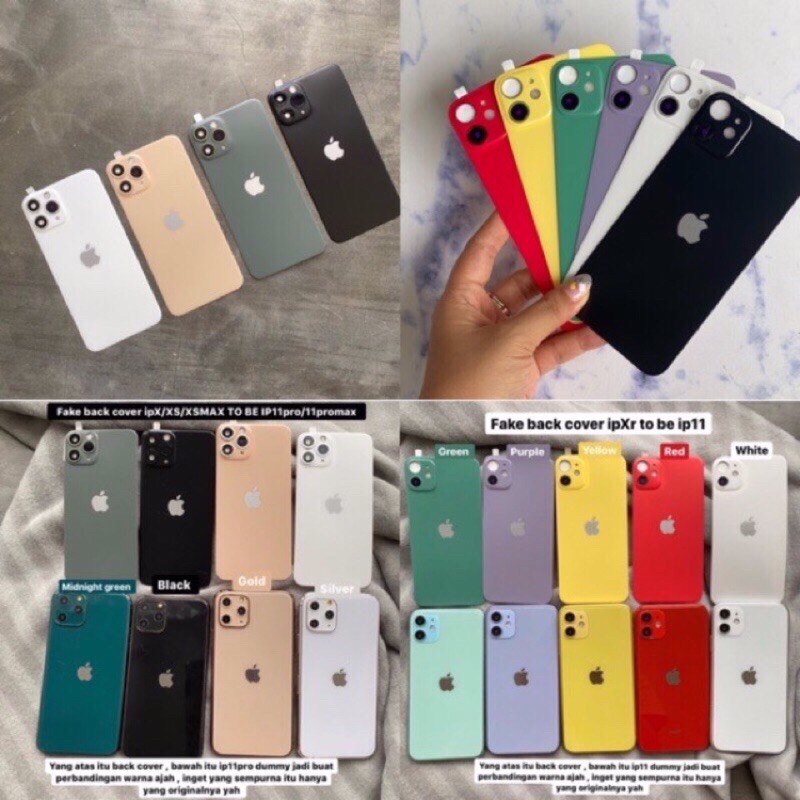 Fake Back Cover iPhone X XS XS MAX XR | Shopee Indonesia
