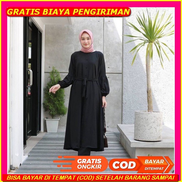 Jumbo Ready - Sabrina Aldine Gamis Pesta Brokat Tille Busui | Gamis Kondangan Seragaman Modern Wanit