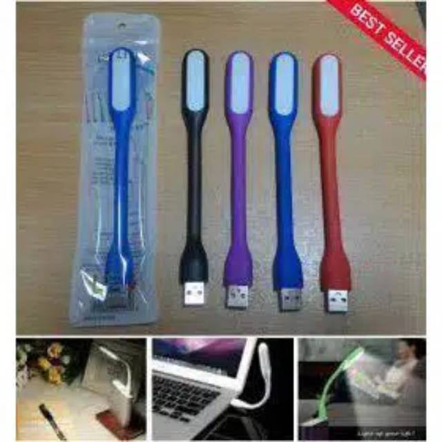 Lampu usb LED  Flexibel model sikat Gigi komputer