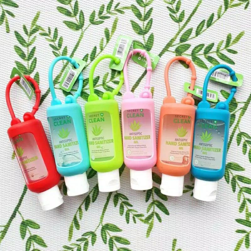 Secret Clean Hand Sanitizer Bonus Gantungan Warna 50 ML