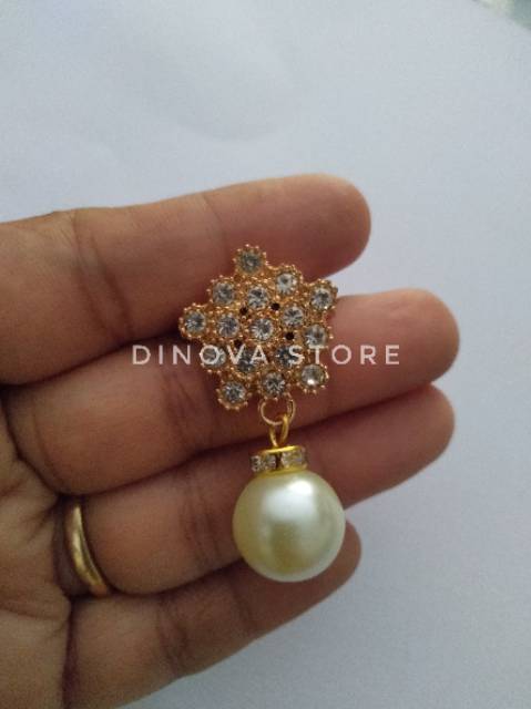 Cg02/bros dagu mutiara cangkang gold/bros dagu kekinian/bros dagu murah/brosdagu/dinova store