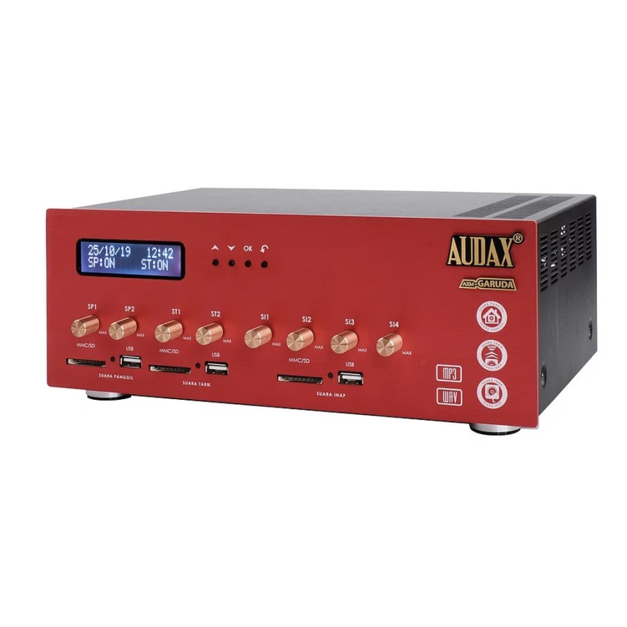 ampli amplifier walet audax AXM GARUDA 3 player 8 channel