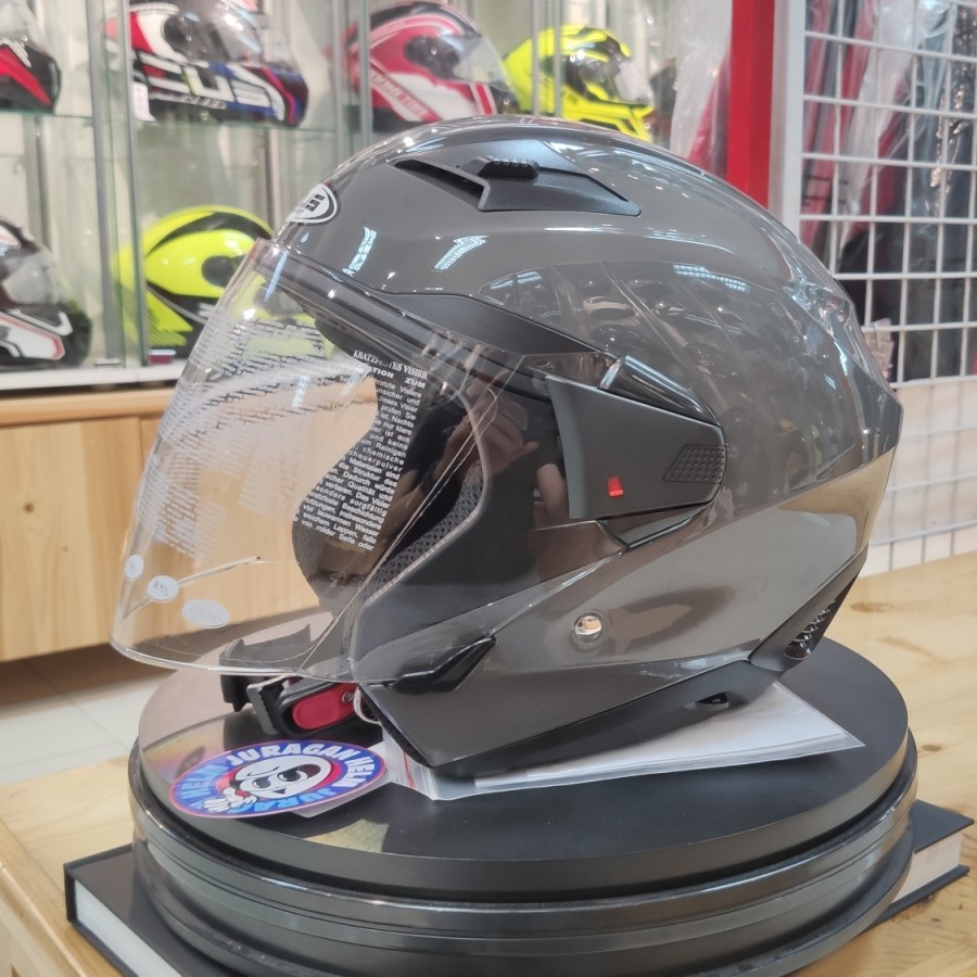 Zeus ZS611 GREY 11C Double Visor Z611 611-4