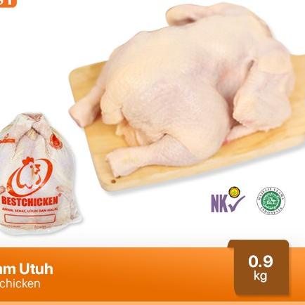 

✩ Ayam Karkas Broiler / Ayam Potong Utuh JAPFA BEST 900 gram / 0.9 kg ✪