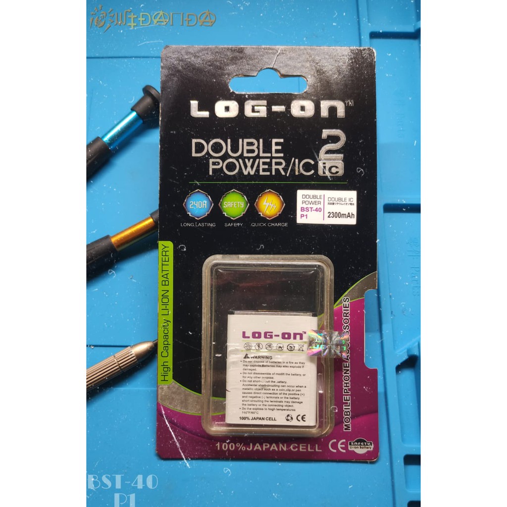 BATERAI SONY ERICSSON P990i - P1i - P1 - P1C - BST-40 LOG ON