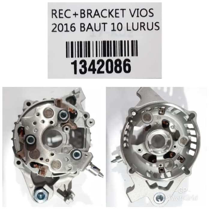Rectifier - Silikon & Bracket USI Toyota Vios 2016 Baut 10 (Lurus)