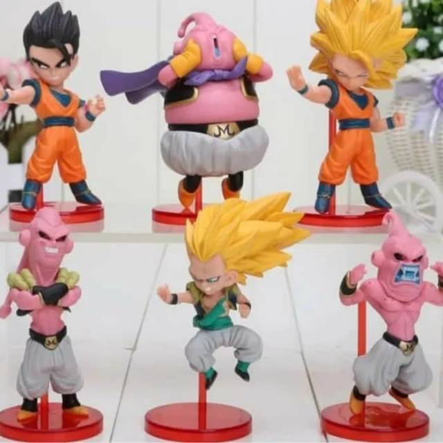 MAINAN HOBI ACTION FIGURE DRAGON BALL Z SET 6 PCS