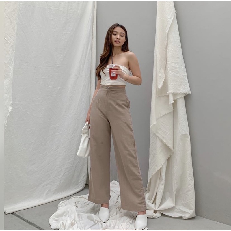 KULOT LINEN HIGHWAIST