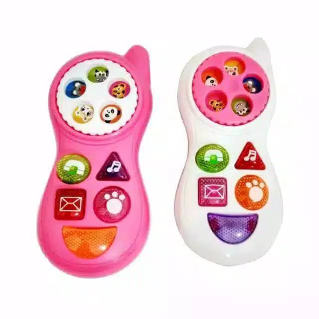 Mainan hp anak mini phone toys music call baby