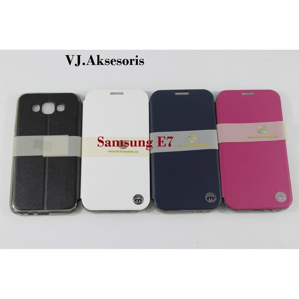 Leather Case / Flip Case / Samsung E7 / E700F / E7000 - Original Huanmin