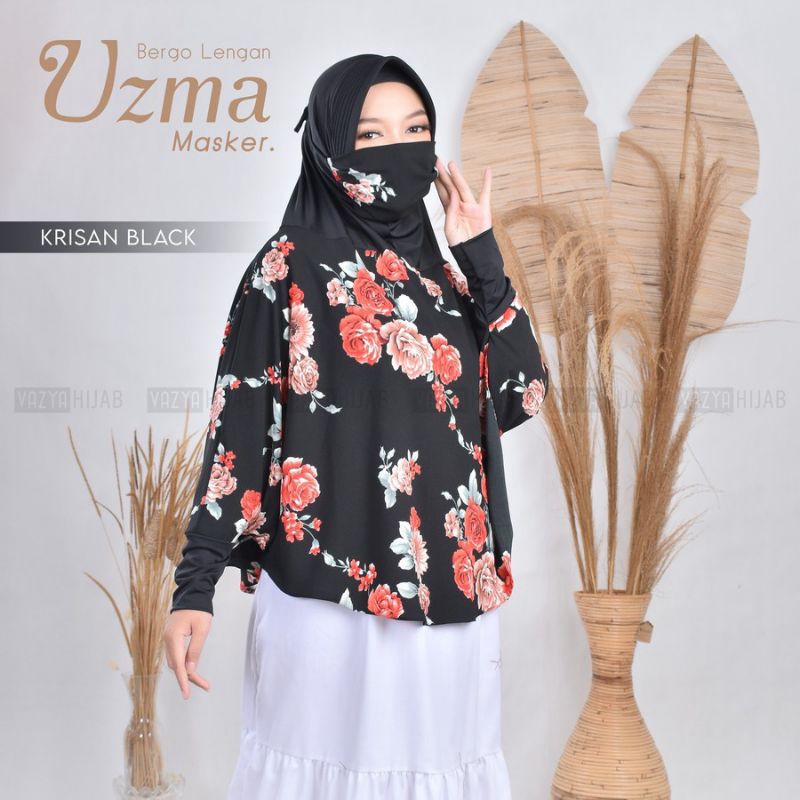 Bergo Lengan Uzma Masker