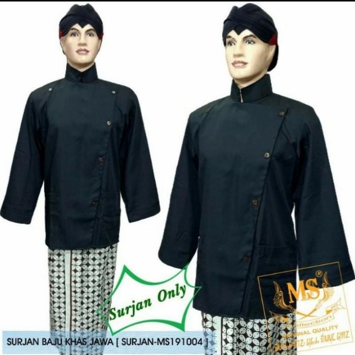 Adat | Baju Surjan Alusan Hitam Polos