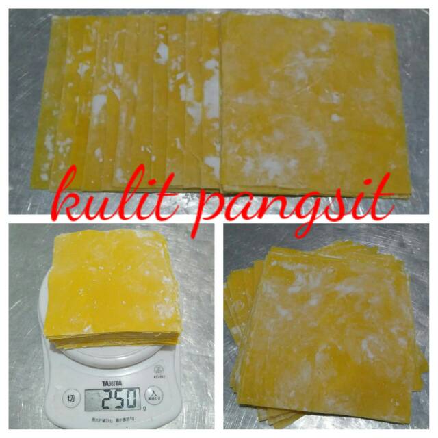 

Kulit Pangsit Kuning Siomay Swekiau Dumpling Pangsit Kotak
