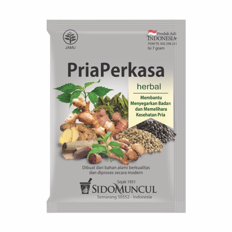 Jamu Pria Perkasa Sidomuncul per Sachet