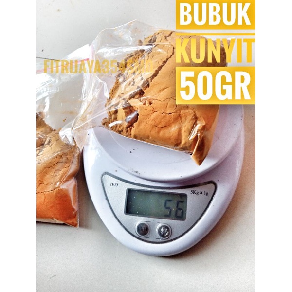 

KUNYIT KUNIR KUNING BUBUK 50GRAM ASLI SAMARINDA