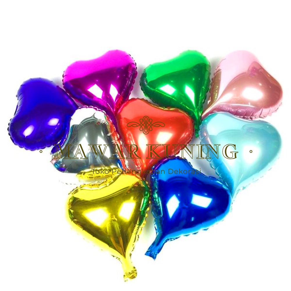 FLOPY [ 18 Inch / 45 cm ] Balon Foil Bentuk Love / Balon Non Foil Bentuk Love/ Graduation / Buket Wi
