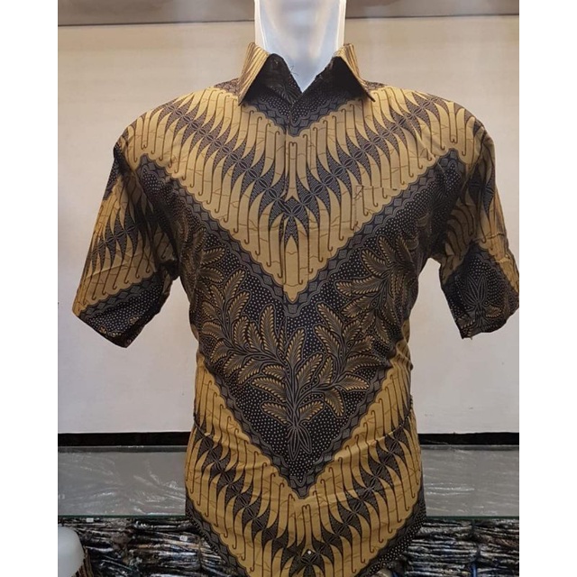 Batik Pangeran-KEMEJA BATIK LENGAN PENDEK KATUN PRIMA MURAH MERIAH SERAGAMAN NO LUNTUR COD