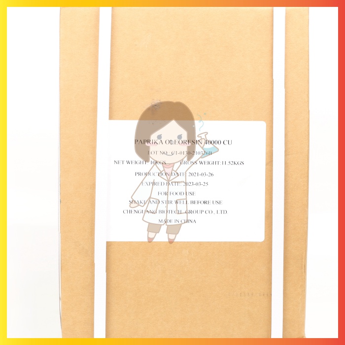PAPRIKA OLEORESIN POWDER 40000CU OS CHENGUANG BIOTECH 25KG