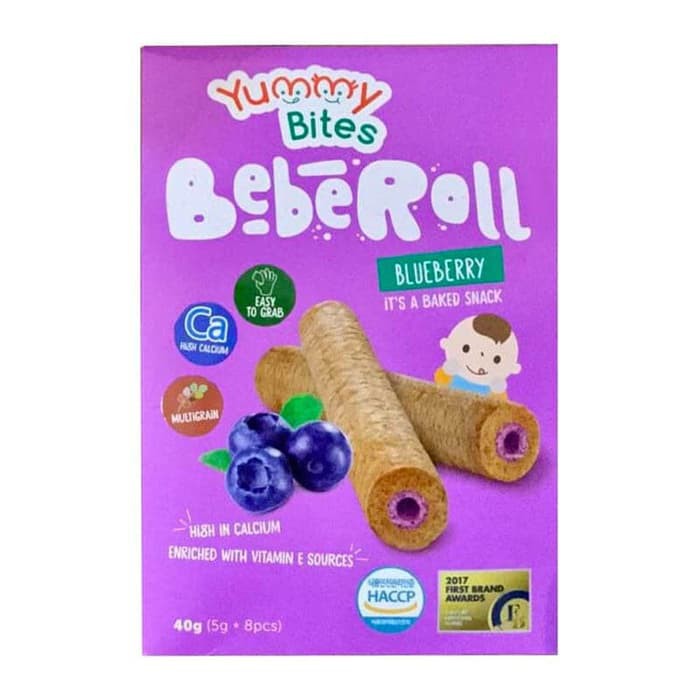 Yummy Bites Beberoll Flavor Blueberry 40gr