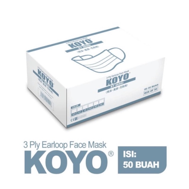 MASKER KOYO EARLOOP 50 PCS SENSI