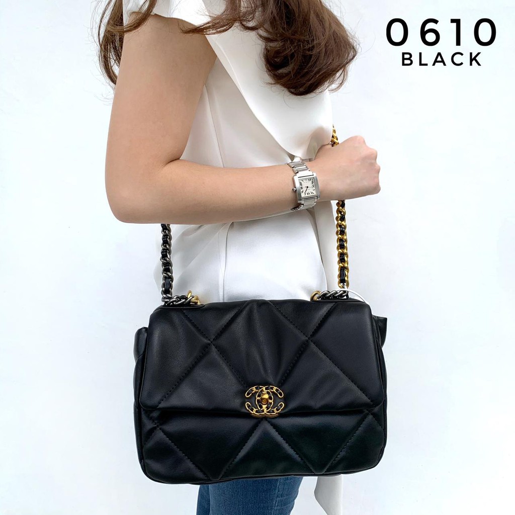Chanel 19 Flap Bag Lambskin #0610 hh
