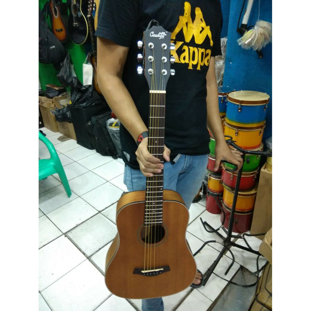 Gitar Akustik Cowboy Original Tipe GW-120 NS Ukuran 3 per 4 Jakarta Murah Garansi