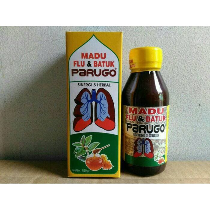 Madu PARUGO Flu &amp; Batuk Asli Original