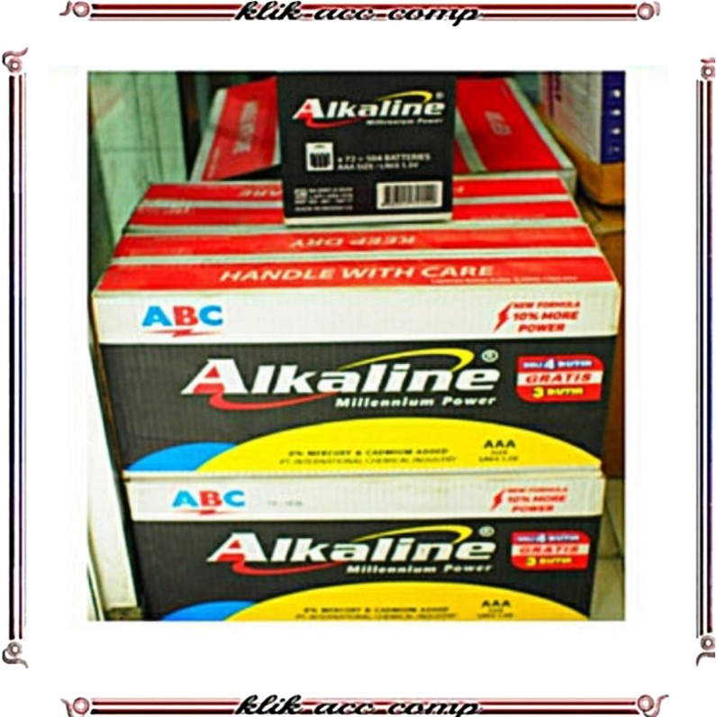 Baterai AAA Abc Alkaline isi 6pcs