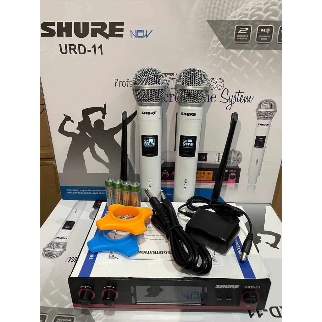 Mic Wireless SHURE URD-11 Original free salung free koperr