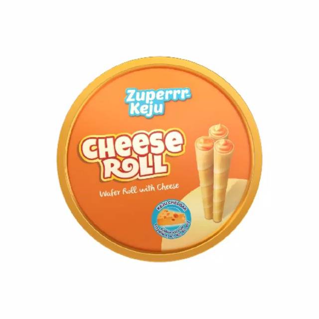 

Zuperrr Keju Cheese Roll Kaleng 182 Gr