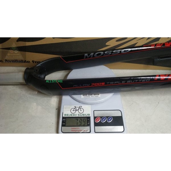 Fork Rigid Mosso M6 26 27.5 29 disk brake only rem cakram saja lebih besar dari M5 m3 md5