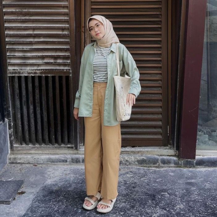 GFS BEYZA BASIC SHAKILA POCKET OVERSIZE SHIRT