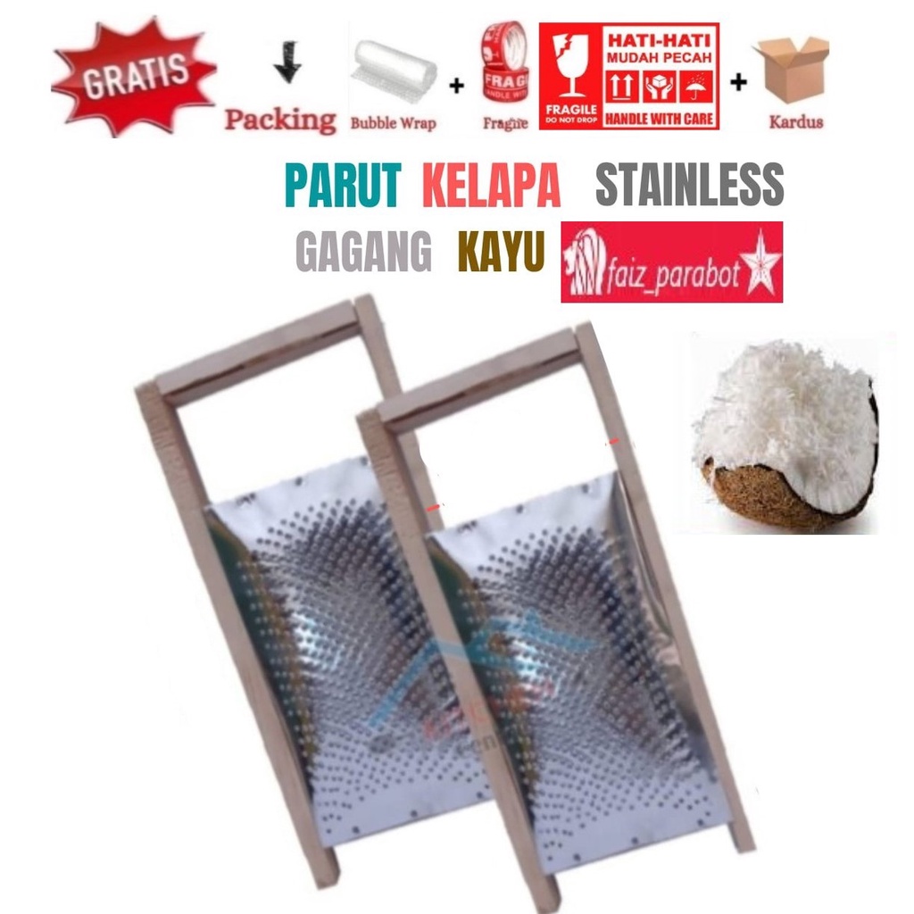 Parut Kelapa Stainless Steel. Parutan Kelapa Manual. parutan jahe, kunyit, kelapa, rempah lainya