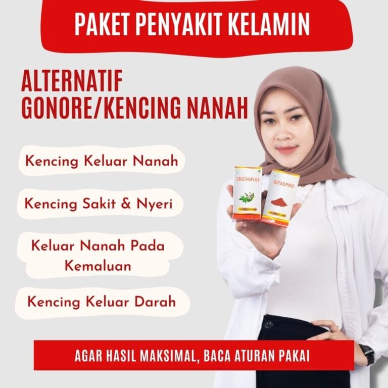 Obat kencing nanah pria dan wanita obat sipilis ampuh gonore raja singa Cristhoplus Sitaspro
