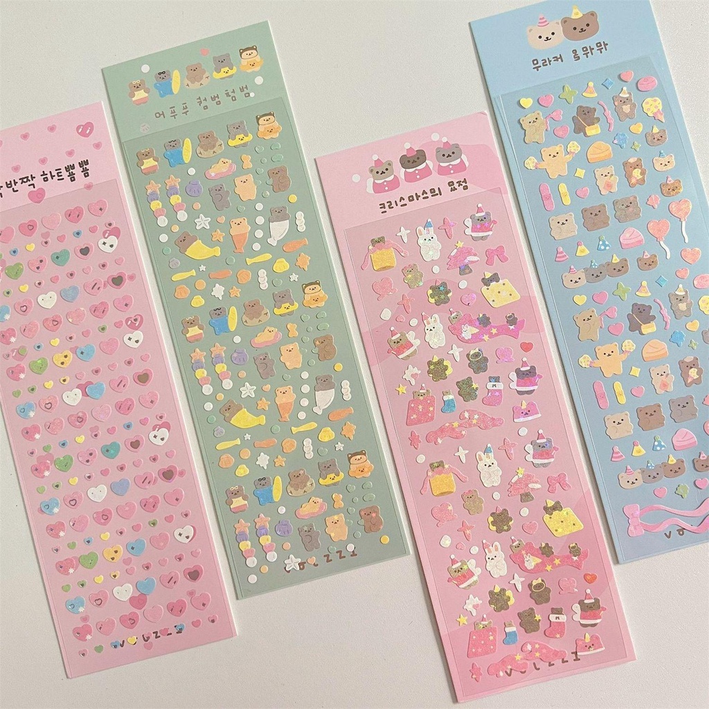 Stiker Laser Tulisan Love Handmade Untuk Dekorasi Scrapbook