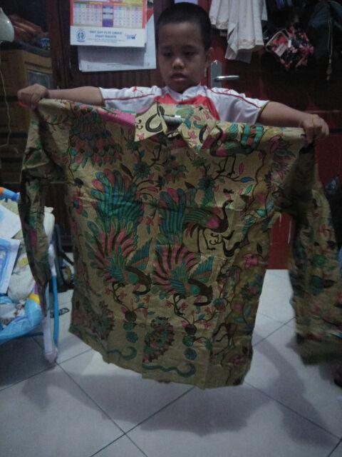 Size M L Xl Xxl Xxxl Bswart Batik Hrb026 Kenongo Hem Pendek Padi Pekalongan M L Xl Batik Pria Murah