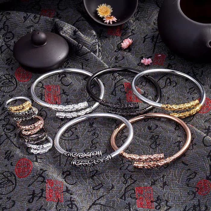 Gelang Tongkat Import Sun Wukong Pria Wanita Stainless Titanium - 002