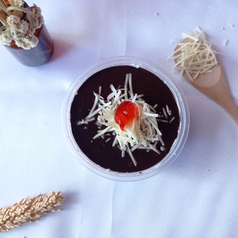 BROWNIES LUMER Cup 200ml, Brownies Meleleh, Dissert, Cake