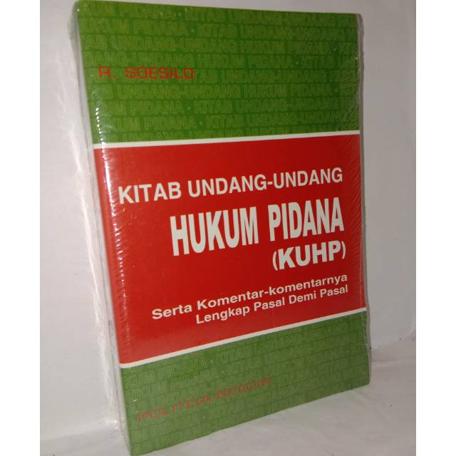 

Kitab undang-undang hukum pidana KUHP . buku baru