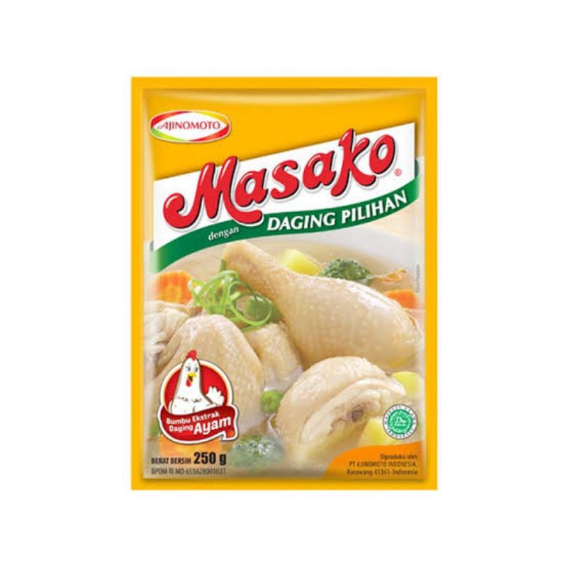 

Masako ayam 250 gram / kaldu ayam / bumbu penyedap rasa ayam