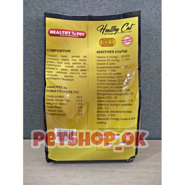 Healthy Pet Cat gold 1,5 kg ALL STAGEl