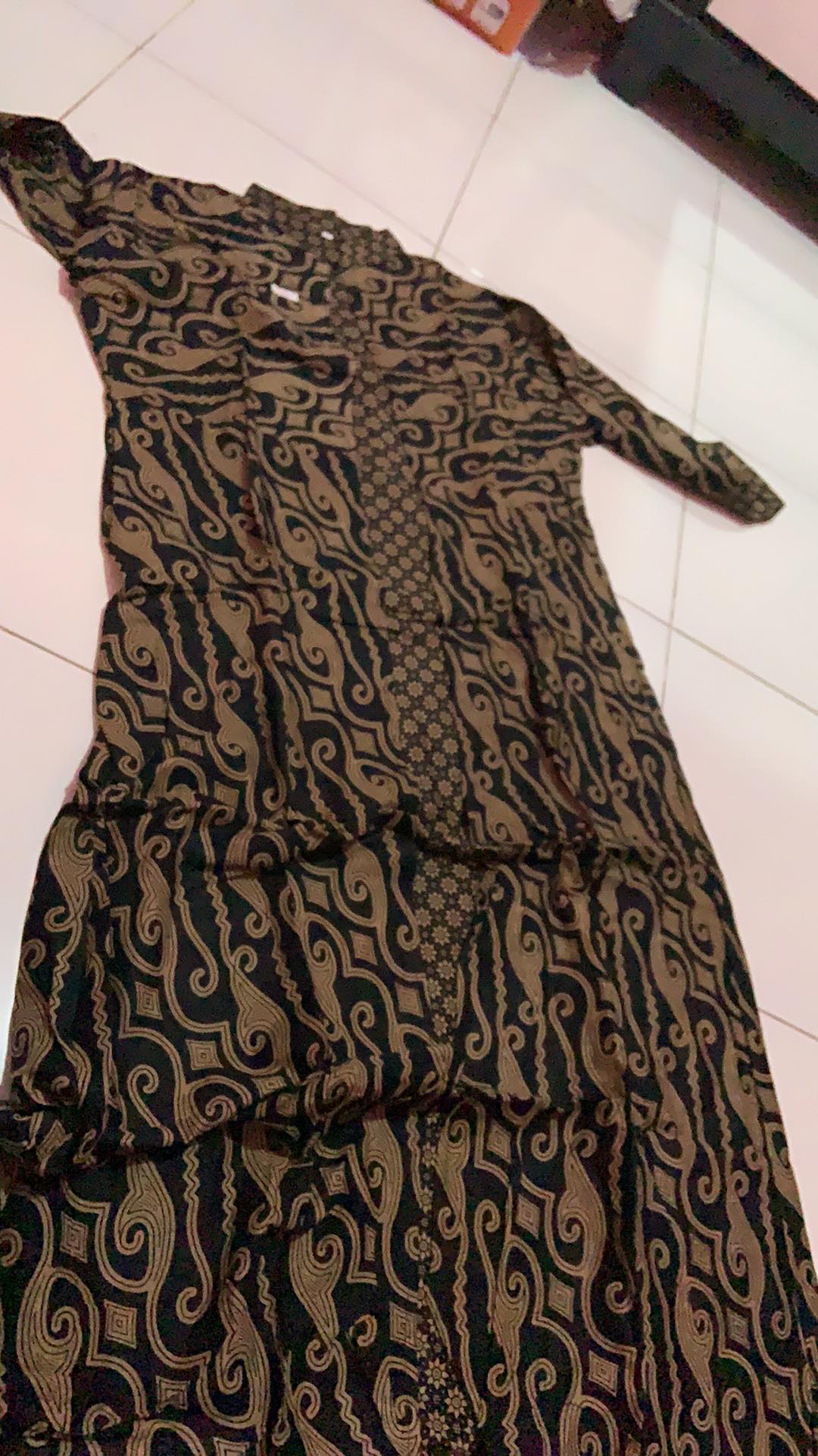 Gamis Kupu, Genes Batik Maxi Jumbo L Xl Xxl Sekar, Cantik, Kubis, Kipas, Manggar, Padi, Daun, Ddamar