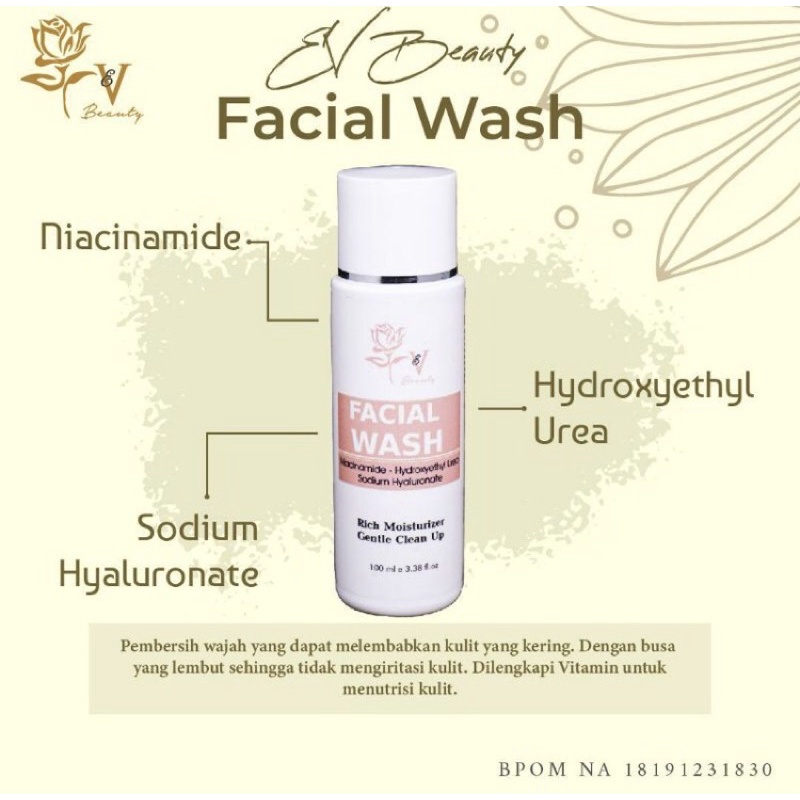 Facial Wash EV Beauty Kulit Normal