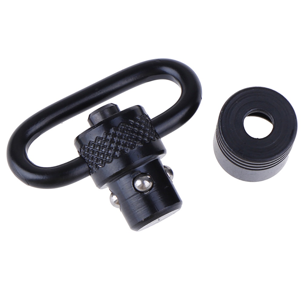REBUY High Quality Sling Swivel Mount Ring Knurled Swivel Mount Strap Buckle Pattern Outdoor Tools Carabiner Metal Quick Detach Release/Multicolor