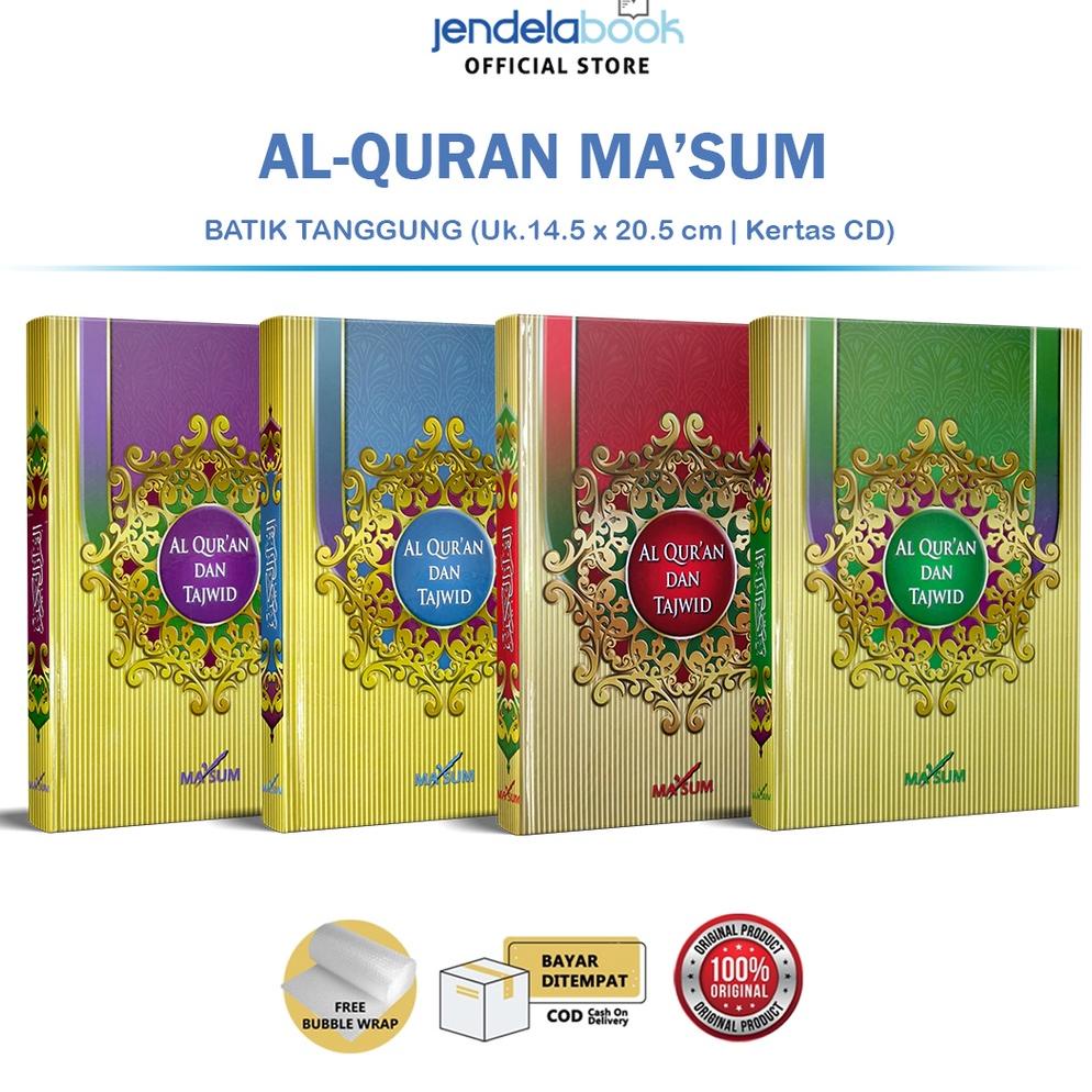 ((BISA COD)) Tanggung Alquran Ma'Sum Batik Al Quran Maksum Non Terjemah (Quran Wakaf)