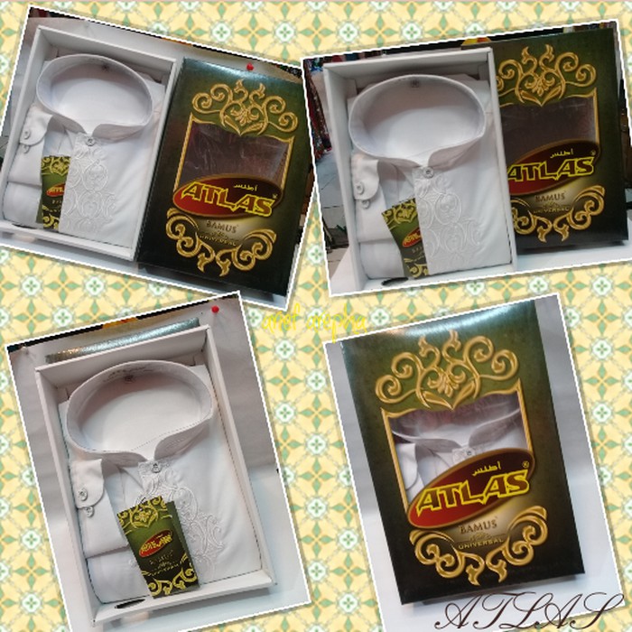 BAJU MUSLIM / KOKO / KOKO ATLAS UNIVERSAL WARNA PUTIH / KOKO PUTIH akk1472