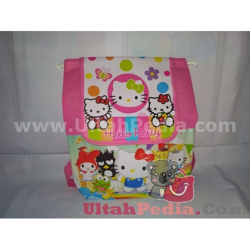 Tas Ultah Anak | Souvenir Ulang Tahun Anak GodieBag | Ransel HELLO Kitty